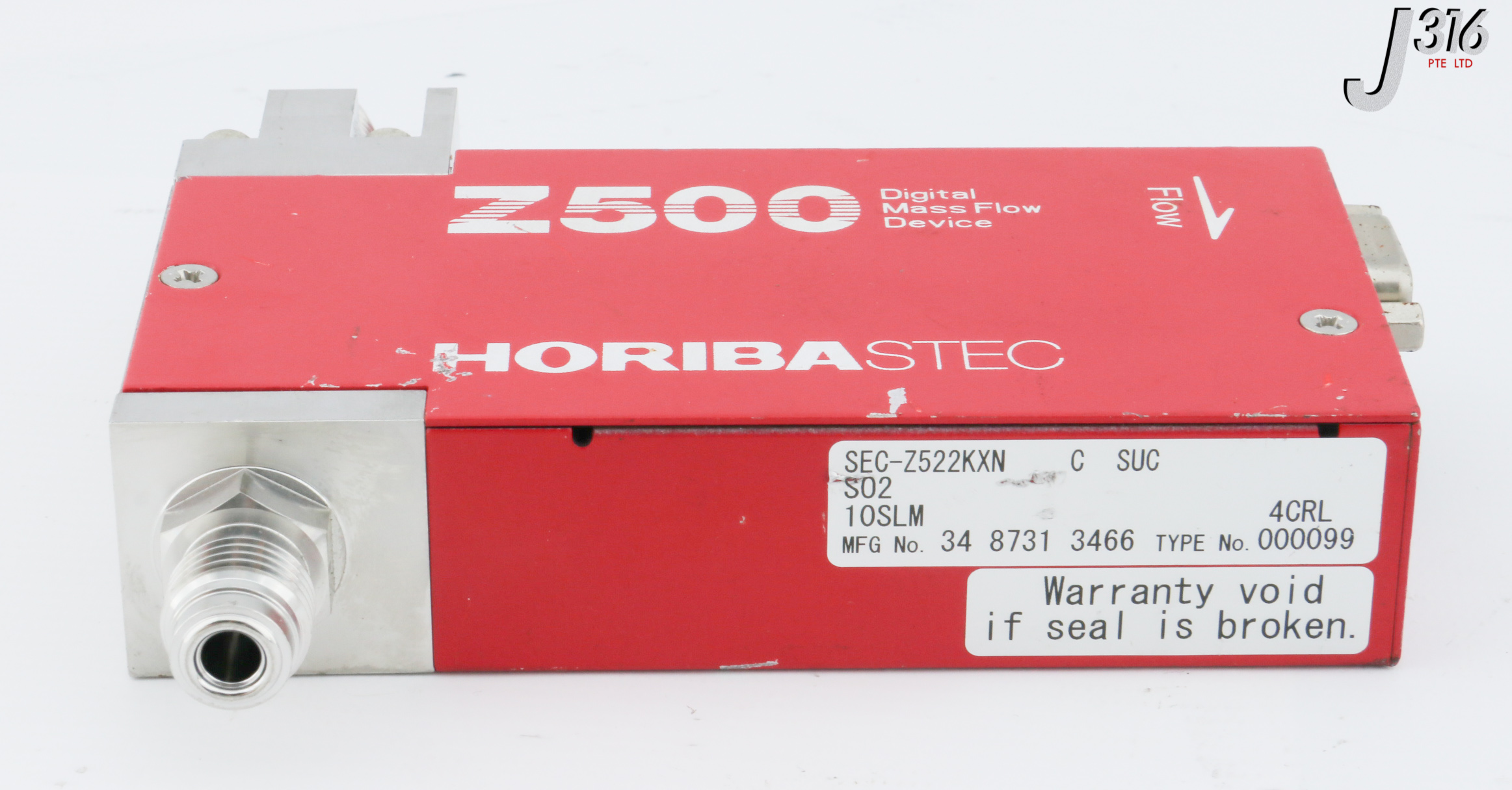 6713 HORIBASTEC MFC, Z500 SERIES, VCR MALE DIGITAL MASSFLOW DEVICE